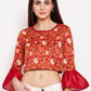 Be Indi Women red Printed Crop Top