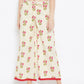 Be Indi Women Cream-Coloured Straight Printed Palazzos