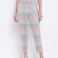 Be Indi Women Multicoloured Regular Fit Checked Regular Trousers