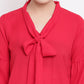 BeIndi Women Red Solid Top