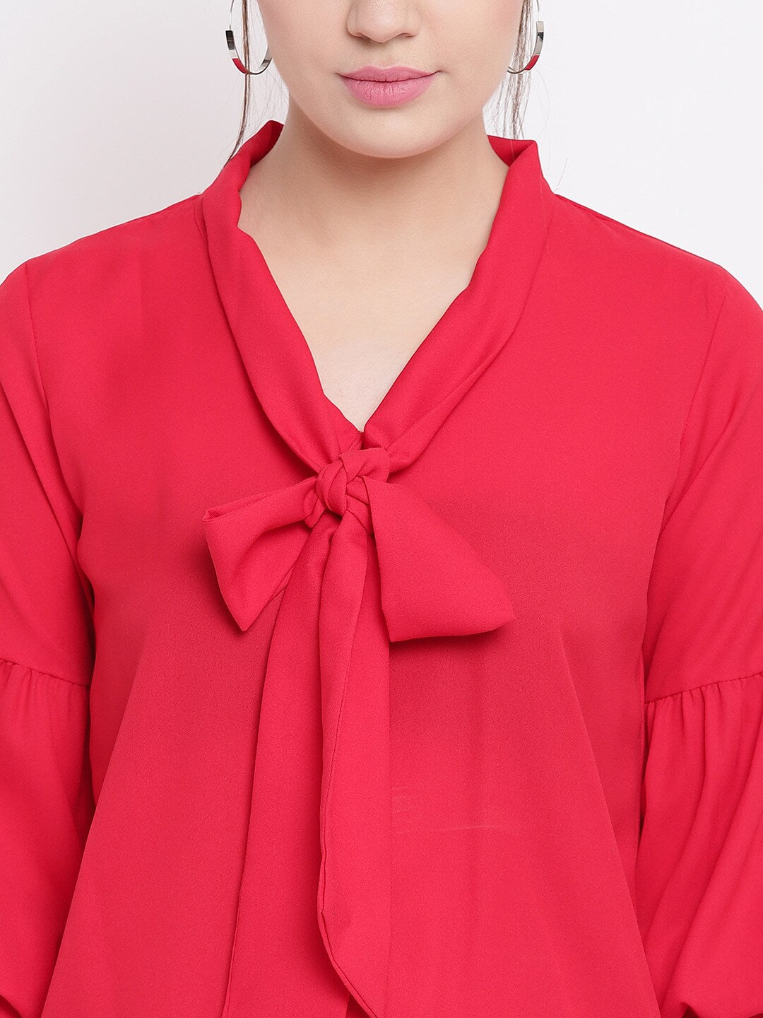 BeIndi Women Red Solid Top