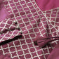 Be Indi Women Purple Woven Design Kurta with Palazzo