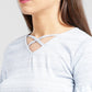 BeIndi Women White Flat Knit Top