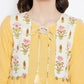 Be Indi Women Yellow Printed Kurta