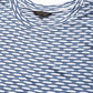 BeIndi Women Teal Blue & White Striped Flat Knit Top