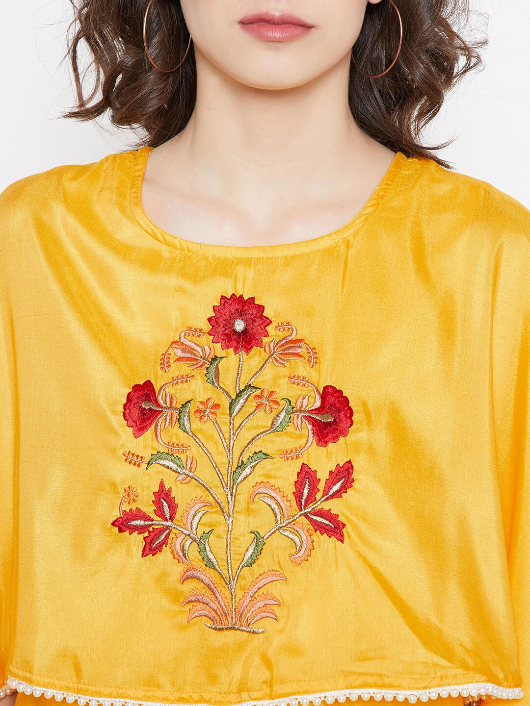 Be Indi Women Yellow Solid Maxi Dress