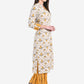 Be Indi Women Beige & Mustard Printed Kurta with Palazzos