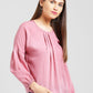 BeIndi Women Solid  Pink Top