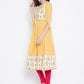 Be Indi Women Yellow Printed Kurta