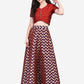 Be Indi Red Ready to Wear Lehenga with Blouse