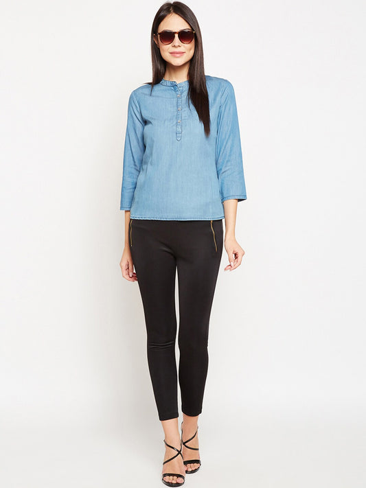 BeIndi Women Blue Top