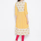 Be Indi Women Yellow Printed Kurta